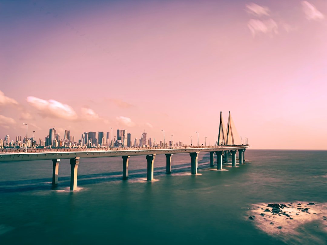 Bandra Worli Sea Link and Mumbai skyline representing local businesses in Mumbai