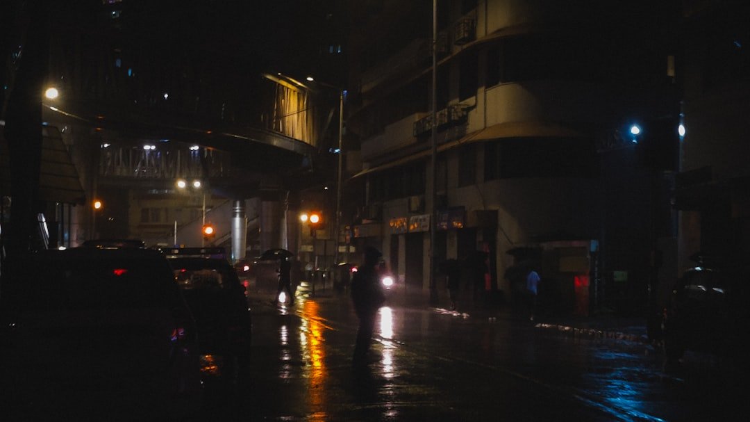 Mumbai street during monsoon rain