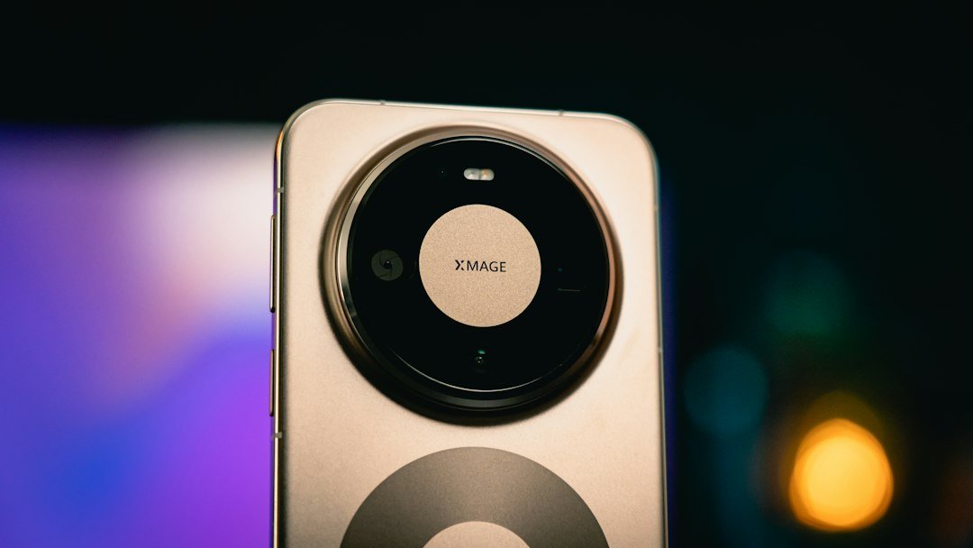 Smartphone product image illustrating Huawei's Mate series and mobile processor technology